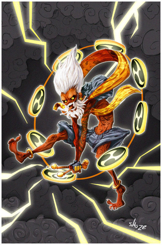 battle artist 13 - Raijin by shoze on DeviantArt