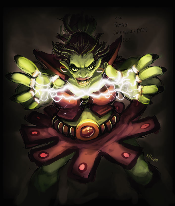 daily hero - orc magestress