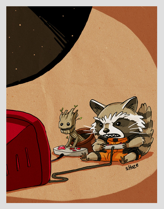 BA - groot and rocket