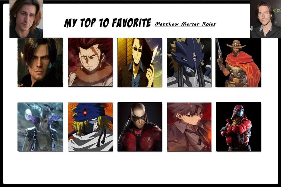 My Top 10 Favorite Matthew Mercer Roles By Jackskellington416 On Deviantart My Top 10 Favorite Matthew Mercer Roles By Jackskellington416 On Deviantart
