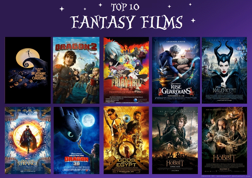 Top 10 Favorite Fantasy Films by JackSkellington416 on DeviantArt