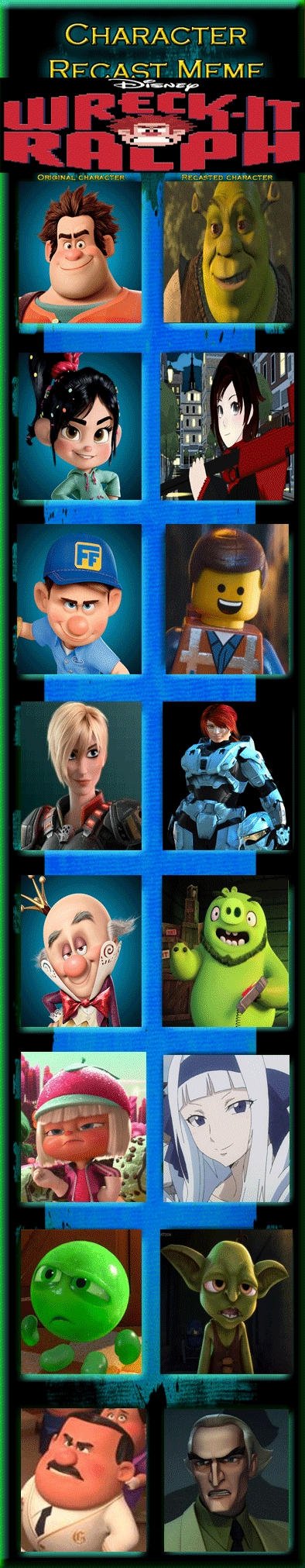 Recaed Ralph Wreck-It Ralph Recast by JackSkellington416 on DeviantArt