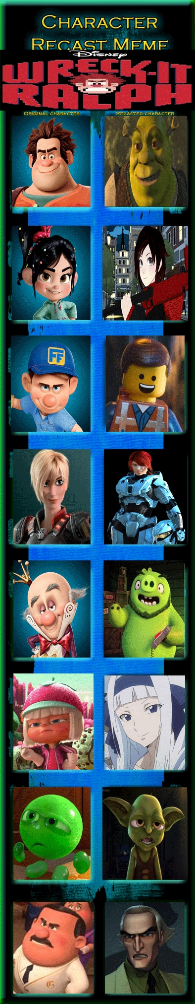 Wreck-It Ralph Recast by JackSkellington416 on DeviantArt