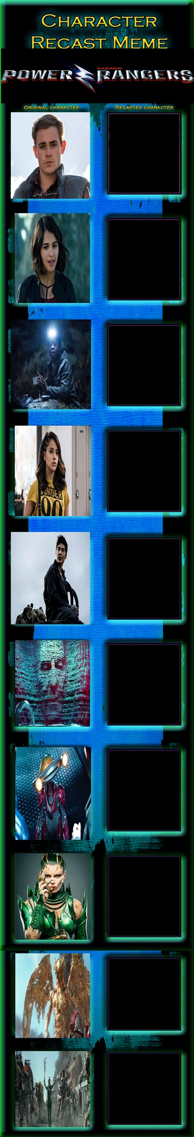 Power Rangers Recast Meme by JackSkellington416 on DeviantArt