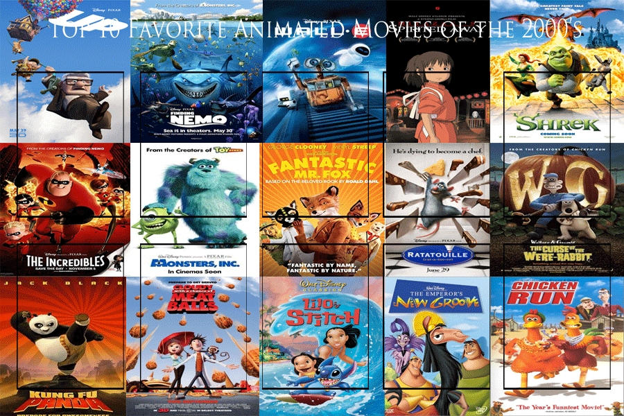 Top 10 Animated Movies of the 2000's Meme by JackSkellington416 on  DeviantArt