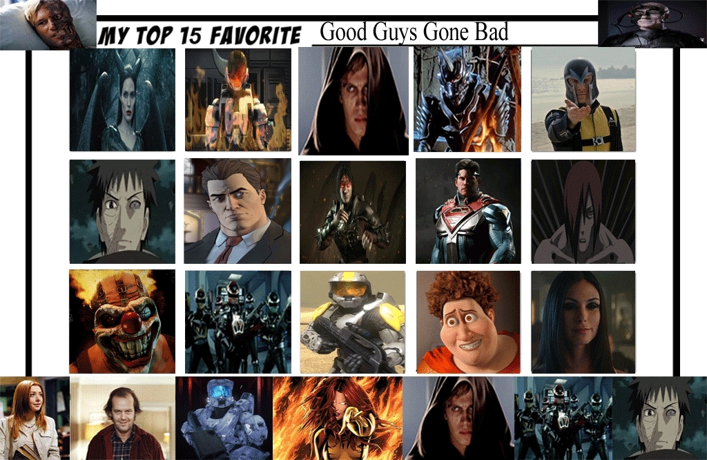 My Top 15 Favorite Good Guys Gone Bad (2) by JackSkellington416 on  DeviantArt