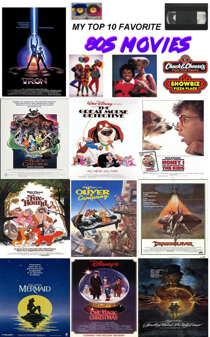 My Top 10 Favorite 80's Disney Movies by JackSkellington416 on DeviantArt