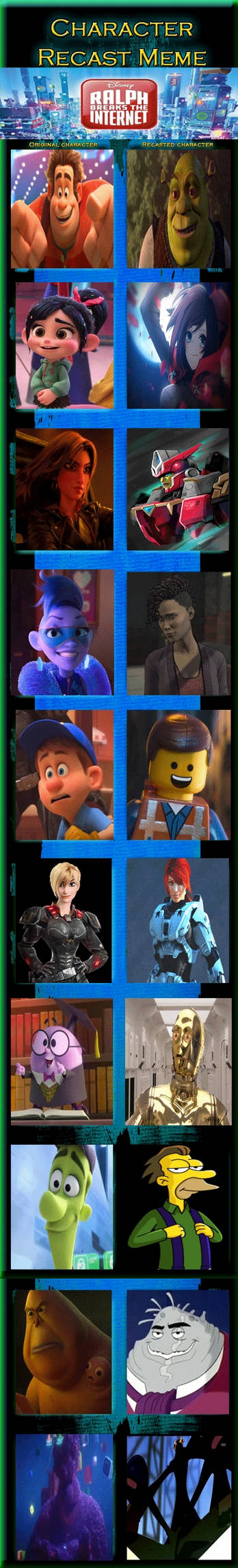 Ralph Breaks the Internet Recast by JackSkellington416 on DeviantArt