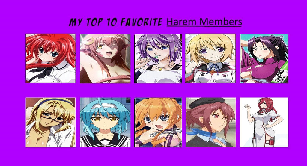 Top 10 GREATEST Harem Anime Of All Time [HD] 