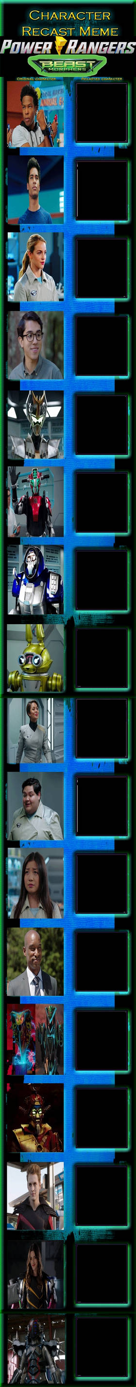 Power Rangers: Beast Morphers Recast Meme by JackSkellington416 on ...