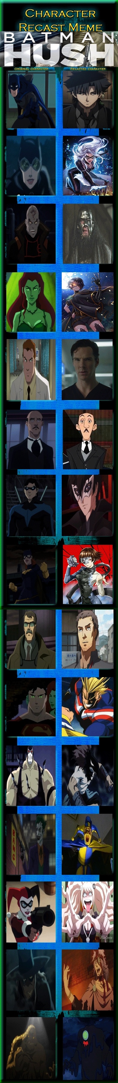 Batman Hush Recast By Jackskellington416 On Deviantart Batman Hush Recast By Jackskellington416 On Deviantart