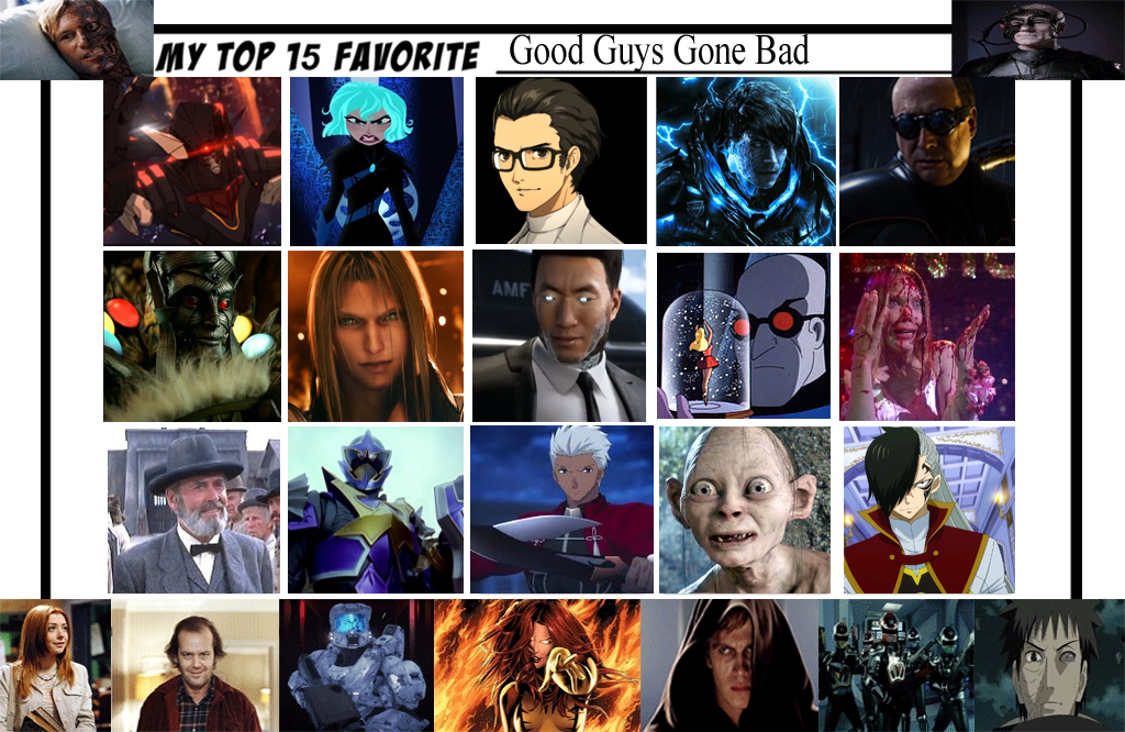 My Top 15 Favorite Good Guys Gone Bad (2) by JackSkellington416 on  DeviantArt