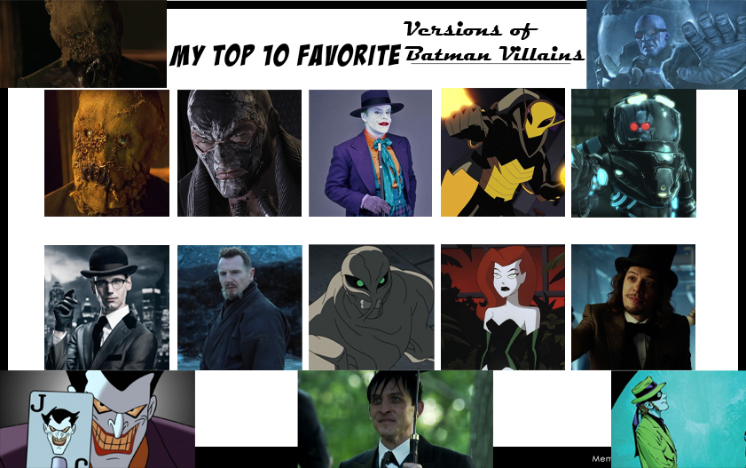 My Top 10 Favorite Versions of Batman Villains by JackSkellington416 on  DeviantArt