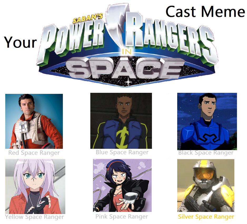 My Power Rangers: In Space Cast by JackSkellington416 on DeviantArt