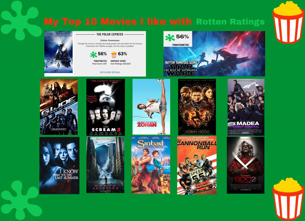 Top 10 Good Movies With Bad Rotten Tomatoes Scores