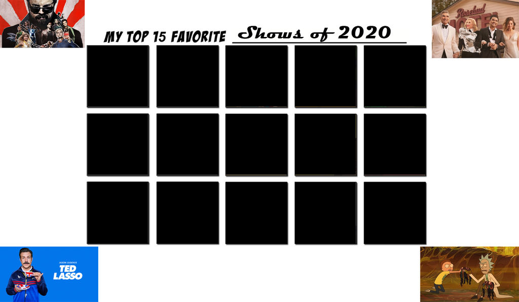 Top 15 Favorite 2020 Shows Meme