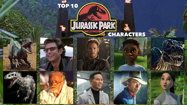 My Top 10 Favorite Jurassic Park Characters
