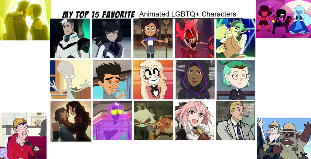 My Top 15 Favorite Animated LGBTQ+ Characters by JackSkellington416 on
