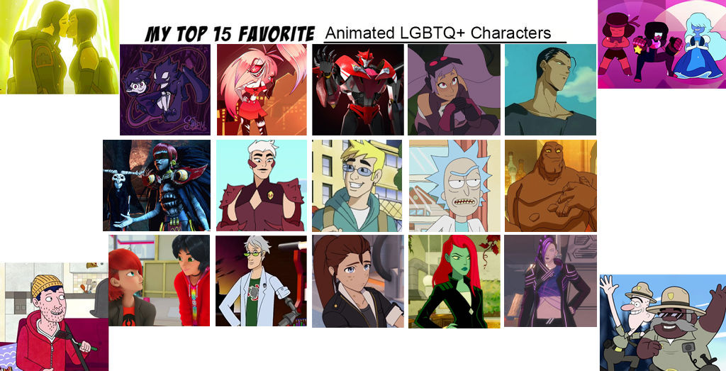 My Top 15 Favorite Animated LGBTQ+ Characters (2) by JackSkellington416