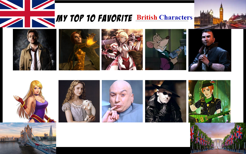 My Top 10 Favorite British Characters (3) by JackSkellington416 on ...