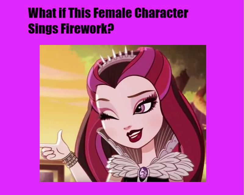 Raven Firework If Raven Queen Sings Firework by JackSkellington416 on DeviantArt