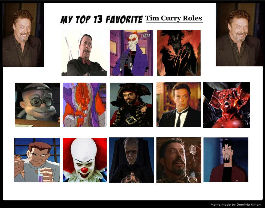 My Top 13 Favorite Tim Curry Roles by JackSkellington416 on DeviantArt