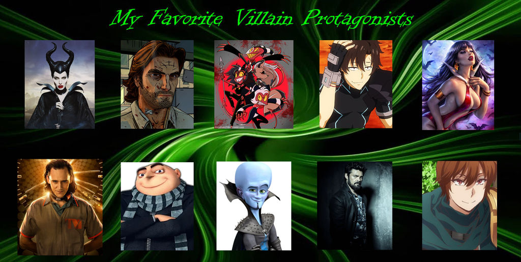 My Favorite Villain Protagonists by JackSkellington416 on DeviantArt