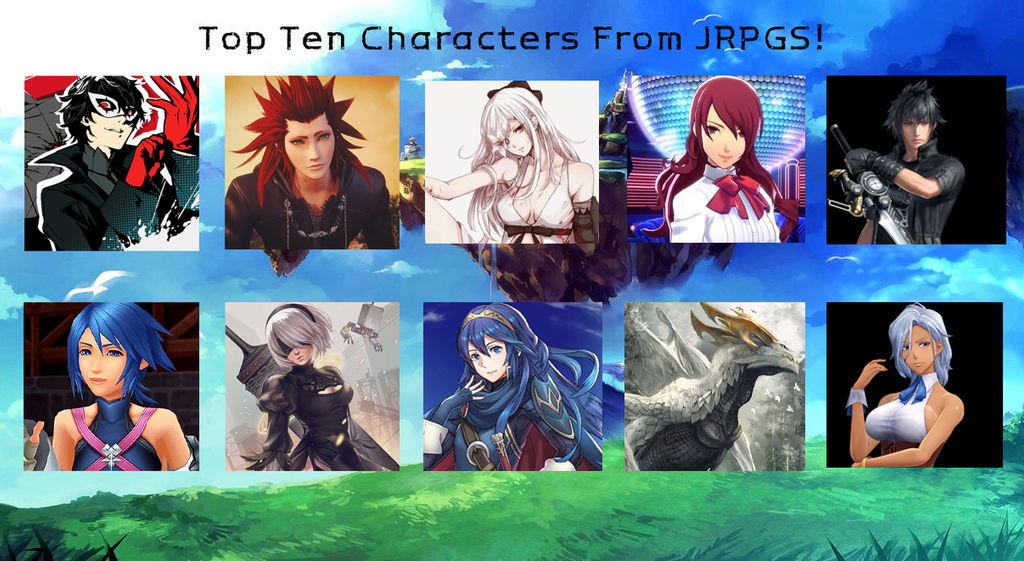Top 10 Favorite JRPG Characters by JackSkellington416 DeviantArt