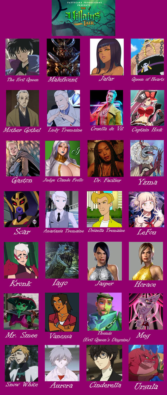 My Genderbend Villains Lair Casting by JackSkellington416 on DeviantArt