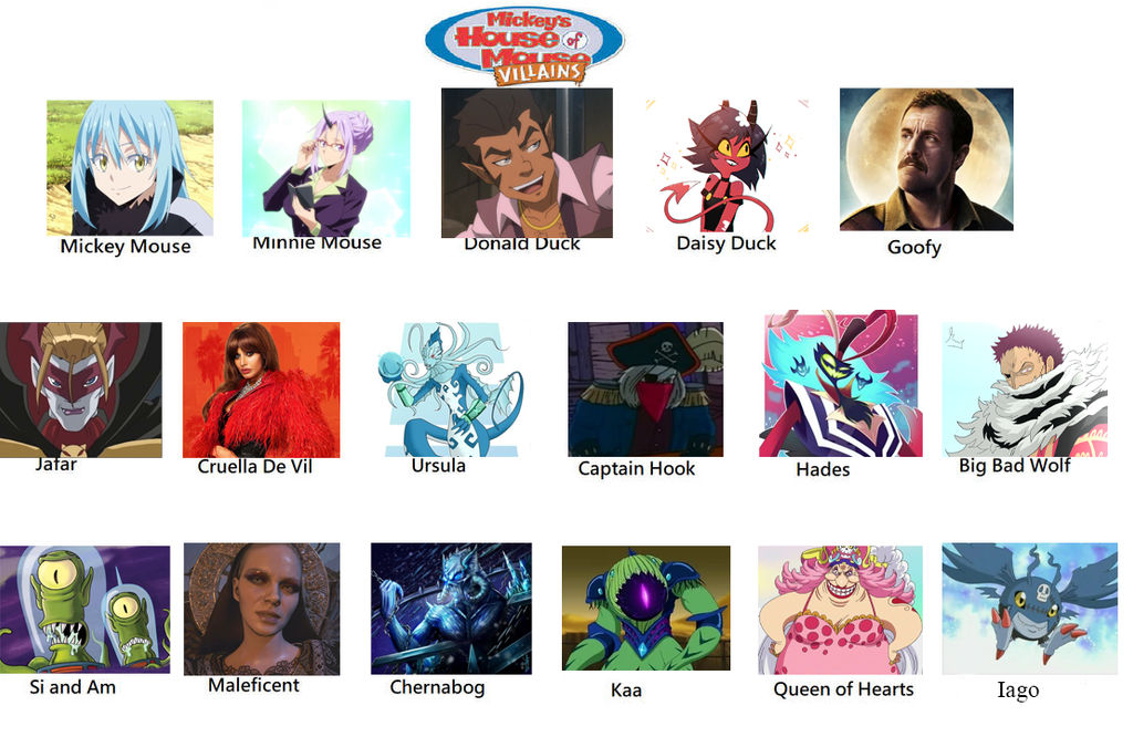 My Mickey's House of Villains Cast by JackSkellington416 on DeviantArt
