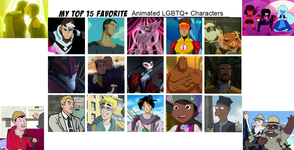 My Top 15 Animated Gay Characters by JackSkellington416 on DeviantArt