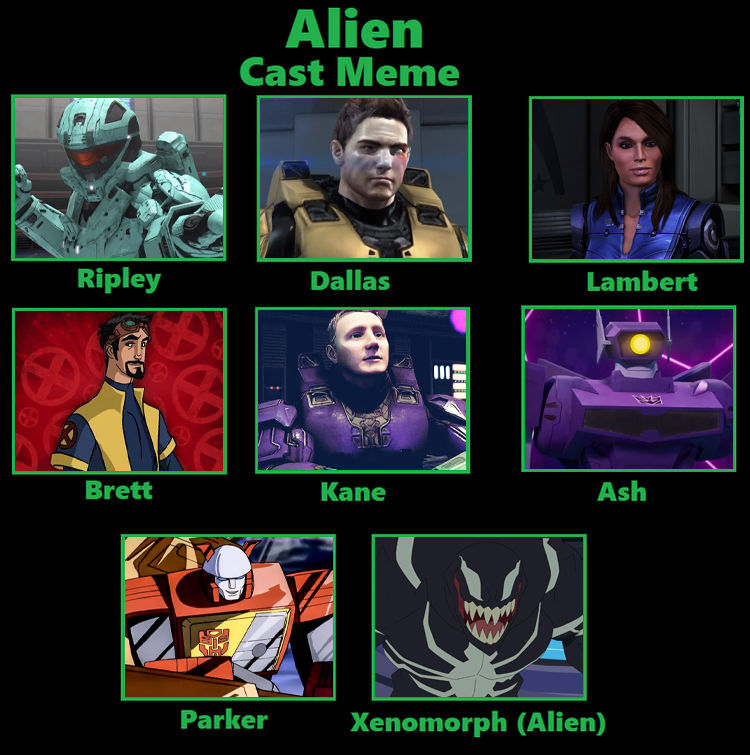 My Alien Cast by JackSkellington416 on DeviantArt