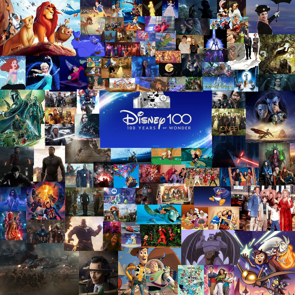 Disney 100th Anniversary Collage by JackSkellington416 on DeviantArt