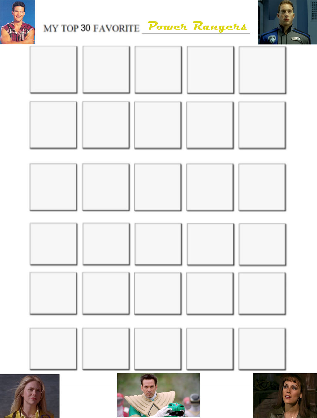 Top 30 Favorite Power Rangers Meme by JackSkellington416 on DeviantArt