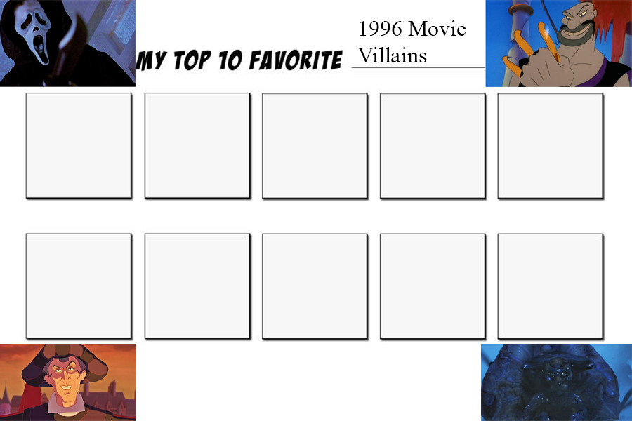 Deviantart 1996 Top 10 Favorite 1996 Movie Villains Meme by JackSkellington416 on ...