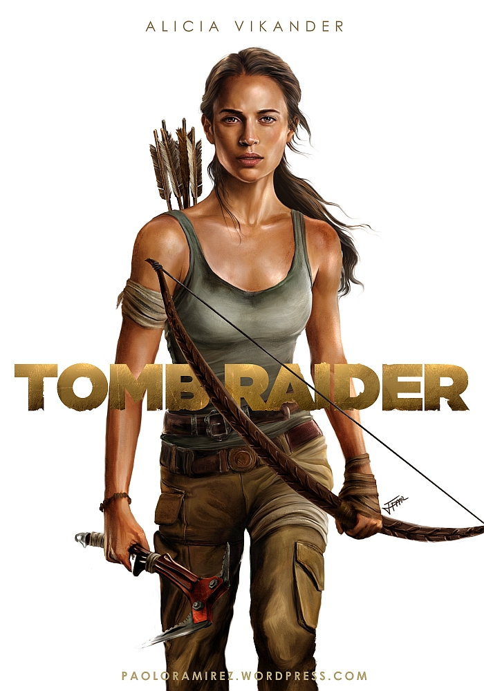 Alicia Vikander is Lara Croft in Tomb Raider  Pôsteres de filmes, Filmes  de aventura, Tomb raider