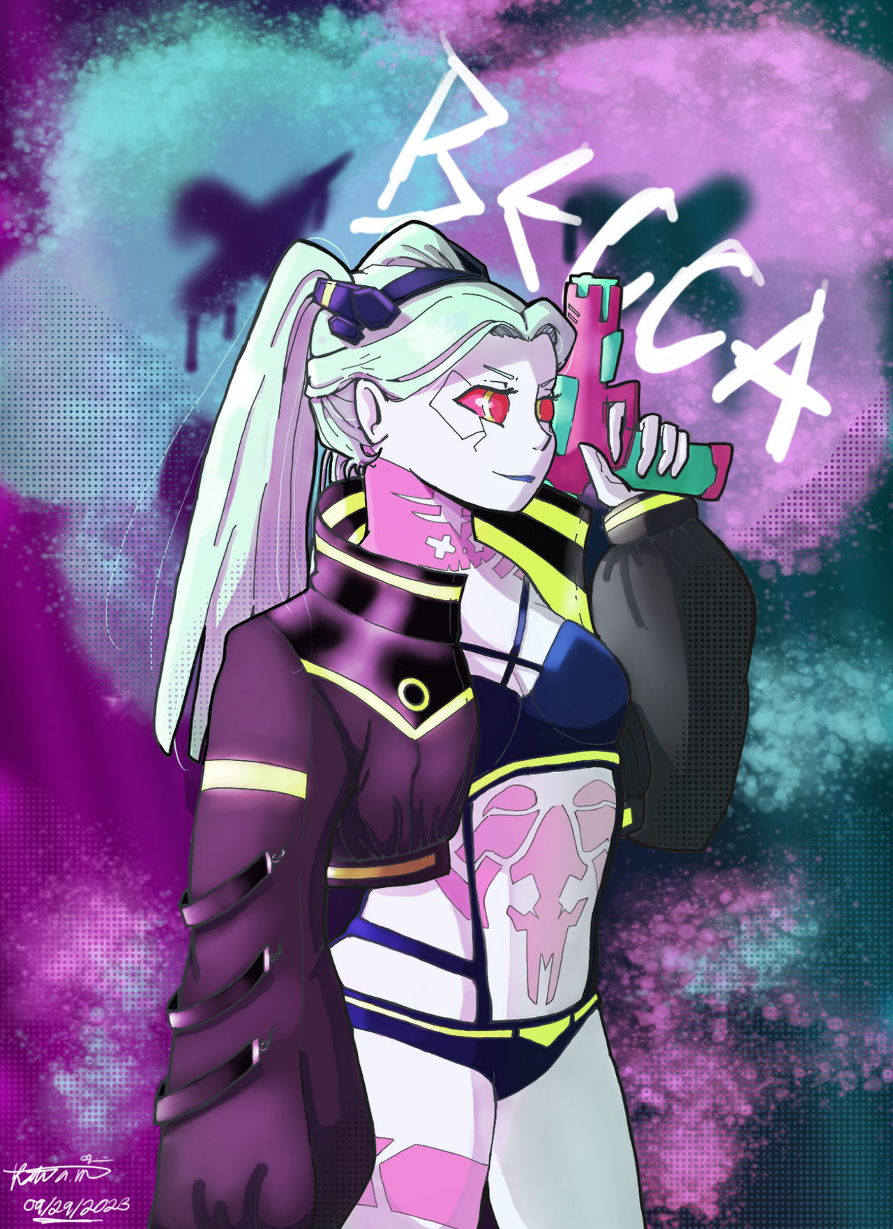 Rebecca Cyberpunk By Stardr3ams On DeviantArt rebecca-cyberpunk-by-stardr3ams-on-deviantart