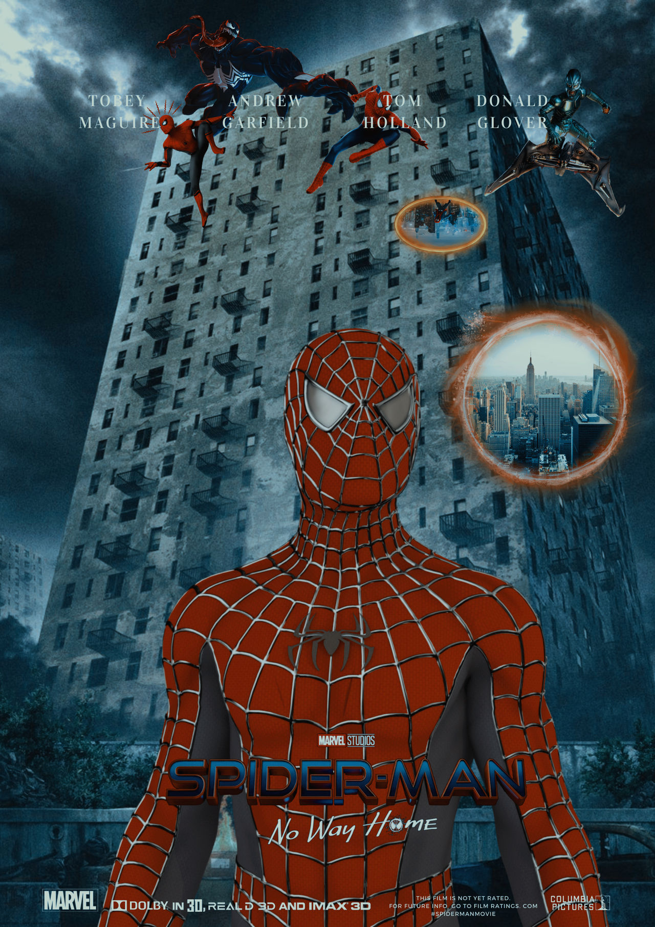 SpiderMan No Way Home Movie Poster by OfAmazingSpidey on DeviantArt