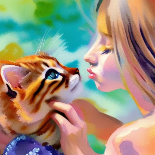 kiss cat by hiker514 on DeviantArt