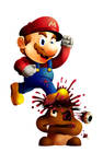 8 bit fatality : Goombash by pete-aeiko