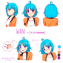 Wan, my new main OC. [I'm back!]