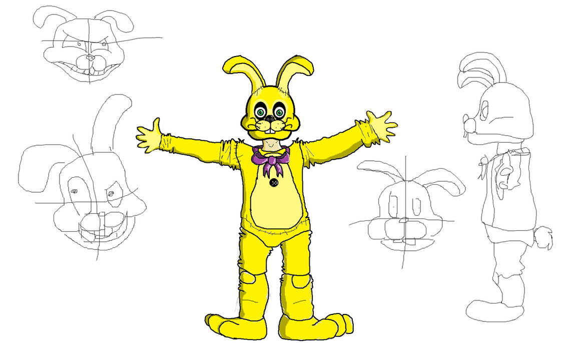 my Springbonnie design by Some-geeky-animator on DeviantArt