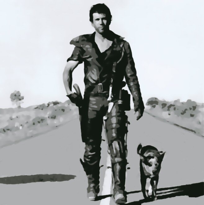 Mad Max Mel Gibson Paint By Number Art Kit