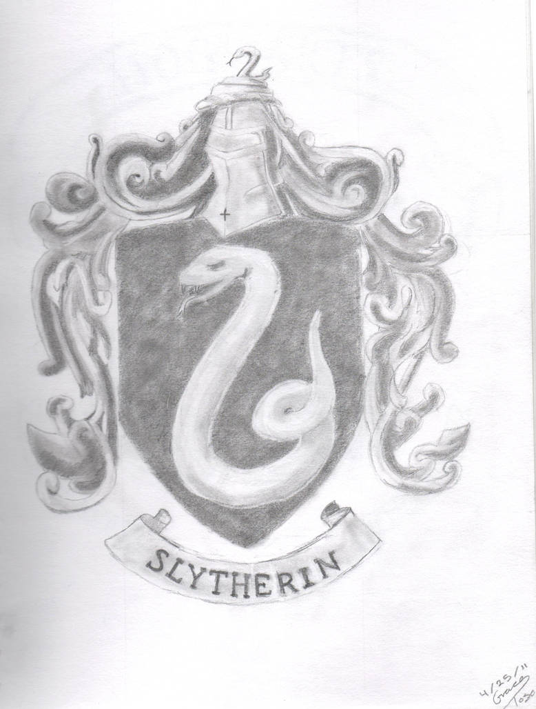 Slytherin Crest by AntiSparkleVampire on DeviantArt