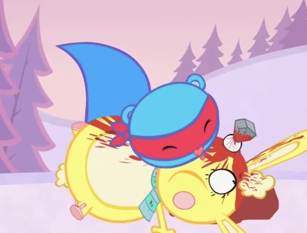 Happy Tree Friends - Cuddles Inflation by RudyFoxChubbyArts on DeviantArt