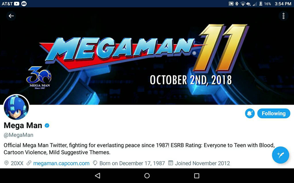 mega man got his Twitter back! by marinostyle on DeviantArt