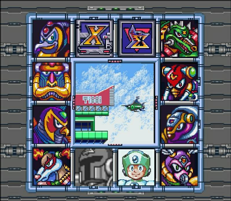 Mega Man Xtreme Stage Select (SNES) by marinostyle on DeviantArt