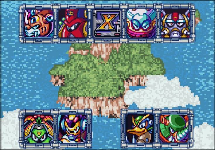 Mega Man Xtreme 2 Stage Select Snes By Marinostyle On Deviantart