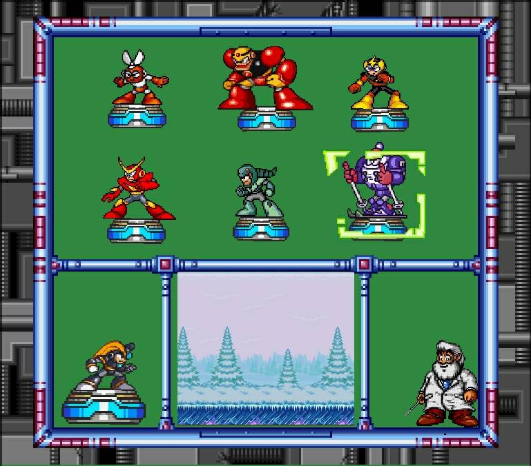 Mega Man: The Powerd Battle 3R: Stage Select 1 by marinostyle on DeviantArt