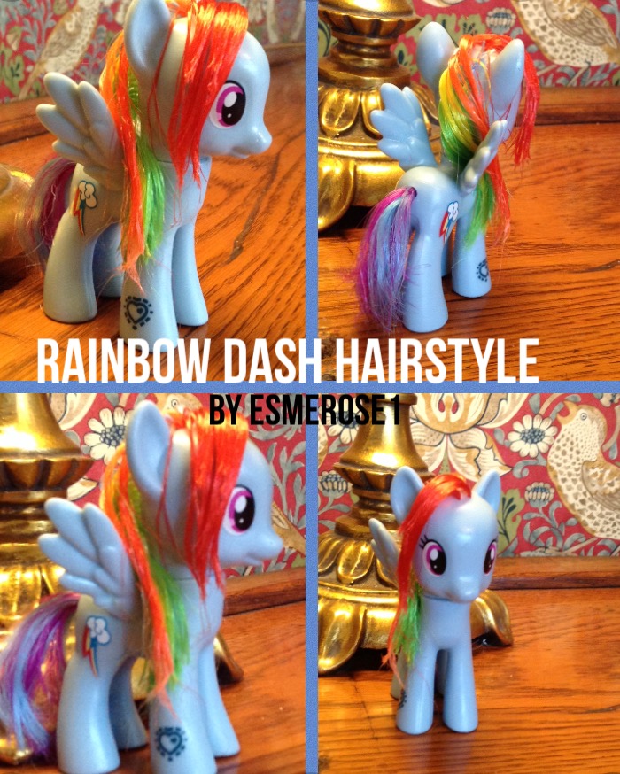 My Little Pony Rainbow Dash Hairstyle By Esmerose1 On Deviantart